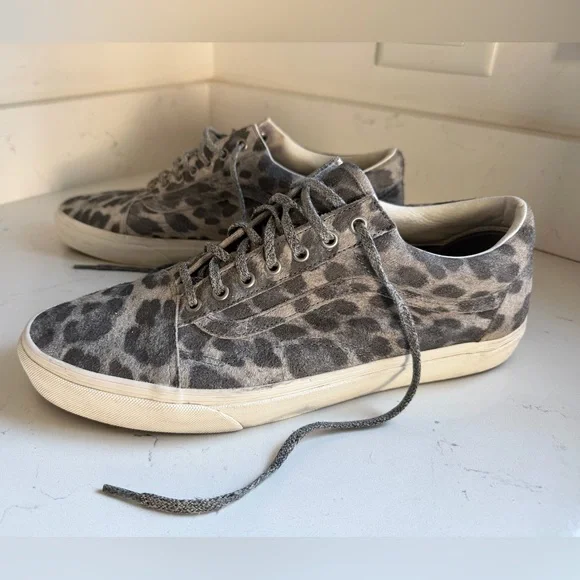 Vans Old Skool men's  Skateboarding   Leopard Canvas‎ VN0A38G19FS sz 13 - Picture 4 of 11